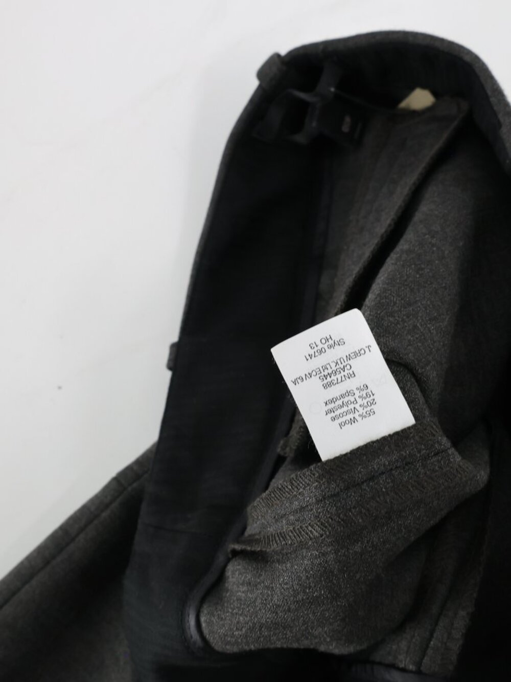 NWT J Crew Minnie Pants womens 00P Bi-Stretch Wool blend gray business casual - Picture 11 of 12